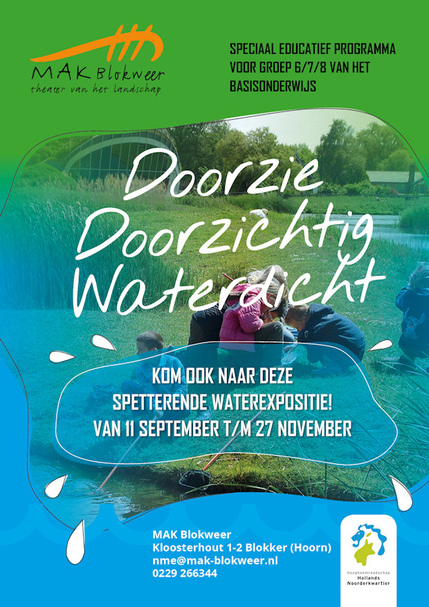 Expositie Doorzie doorzichtig waterdicht hhnk MAK Blokweer hoorn